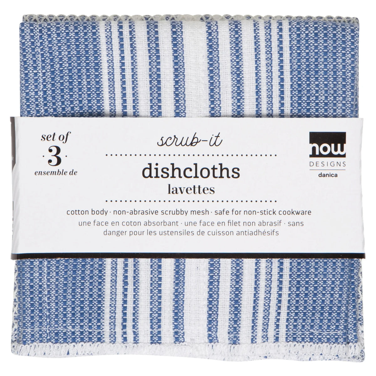 Scrub-It S/3 Dishcloths Royal Blue