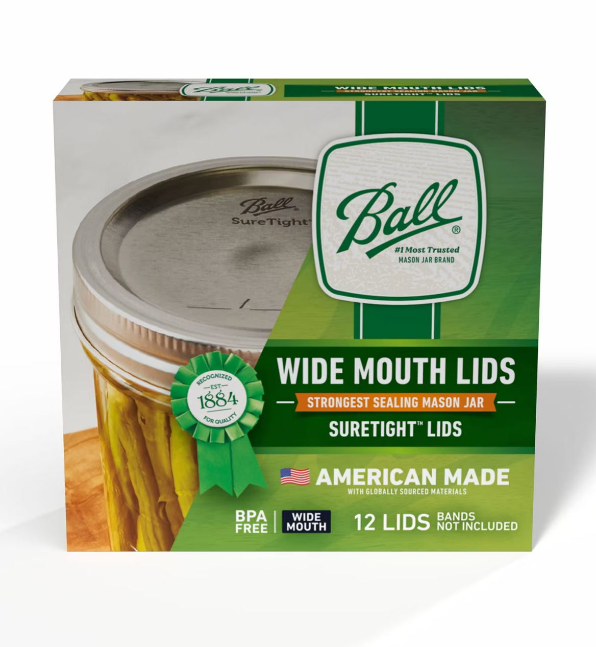 Ball Wide Mouth Lids