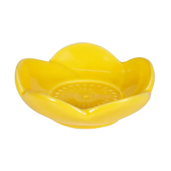 Yellow 3" Cherry Blossom Sauce Dish